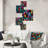 Cleophes - Geometric Wall Decor Set Of 5