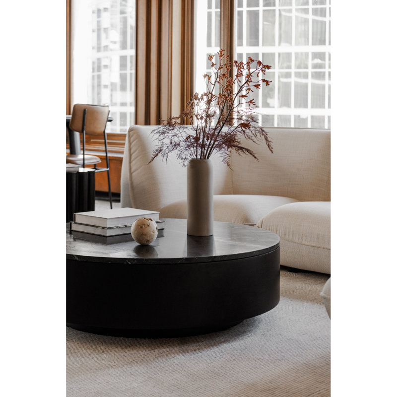 Broadus Marble Top Single Coffee Table
