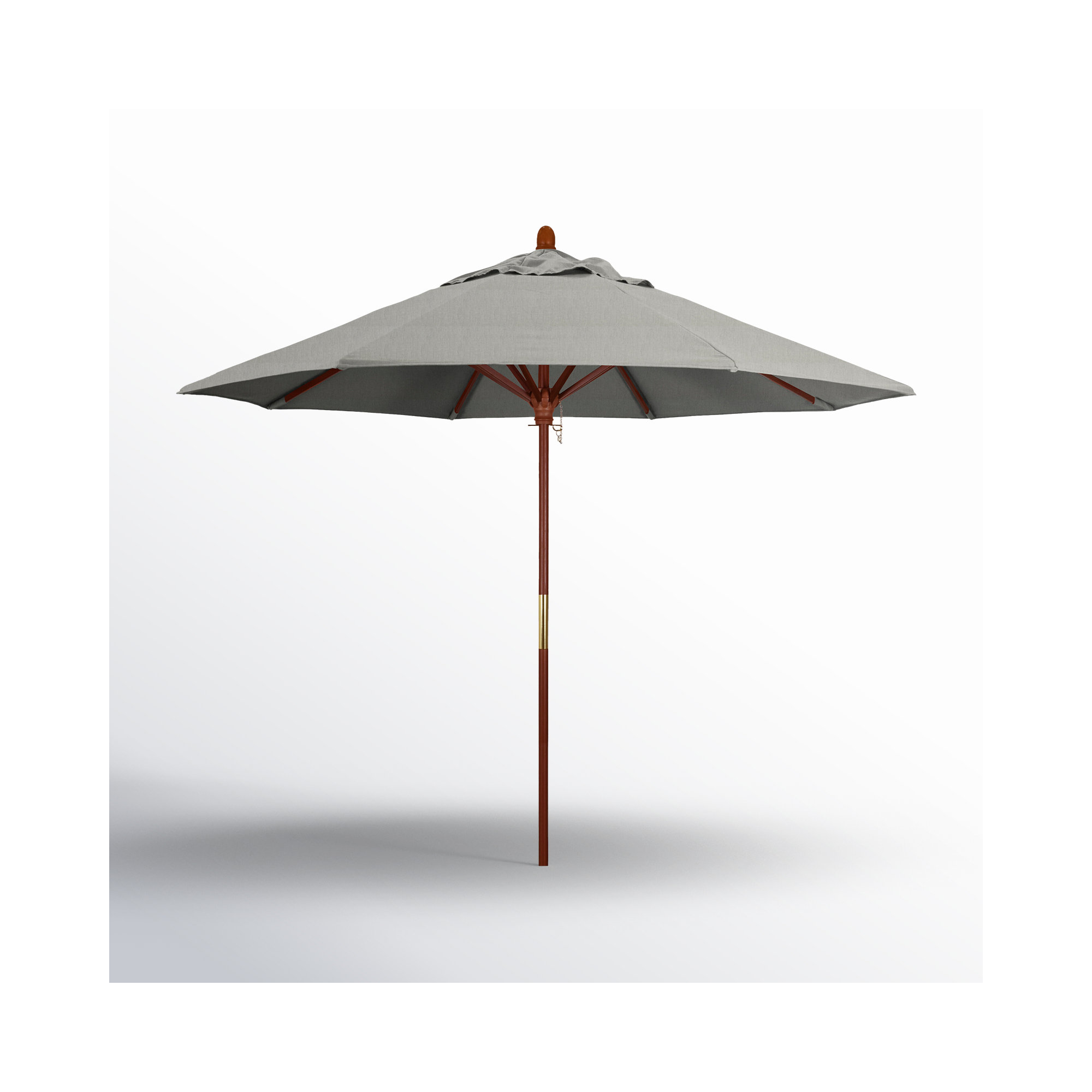 Manford 108'' Sunbrella® Outdoor Umbrella, Canvas Granite Sunbrella® Canvas