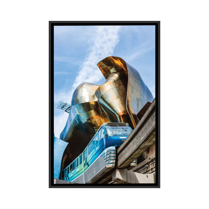«Seattle Center Monorail, Seattle, USA» par Matteo Colombo - reproduction de photo sur toile, H 60 po x l 40po x P 1,5 po