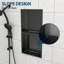 Double tablette 13 "X 25" en acier inoxydable pour niche de douche-2074684499