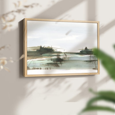 Marsh Reeds III - Reproduction encadrée - Restickable