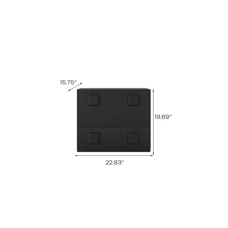Armoire modulaire moderne 1 pièce, Noir