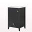 Meuble-lavabo de 20 po avec lavabo, armoire de salle de bain avec porte à fermeture douce, support de rangement et tiroir, noir-67384027