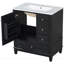 Meuble-lavabo 30 po avec lavabo et deux portes avec tablette-270854685