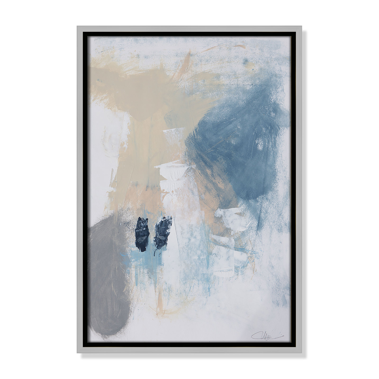 Coastal Carnival II Print by Casa Fine Arts, No Mat, 19.5" H x 13.5" W x 2" D, Silver Floater Framed Canvas