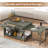 Faye Multi-Functional Kitchen Cart With Built-In Power Outlets