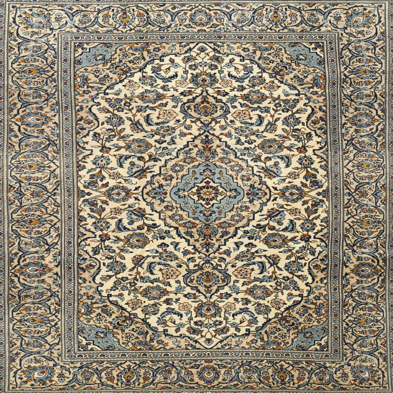 Chlorine Oriental Indoor Rug, Square 5'