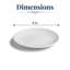 Assiette ronde sans rebord en porcelaine de qualité supérieure-126618900