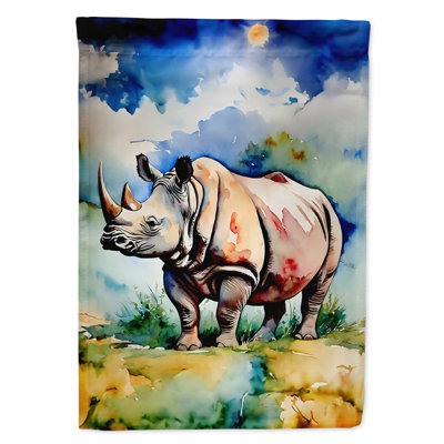 Drapeau de maison Rhinoceros