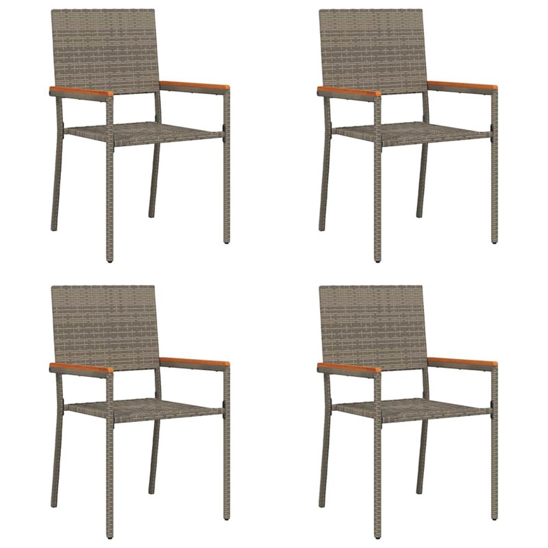 Patio Dining Armchair, Grey