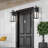Outdoor Wall Light with Matte Black Finish-96355656