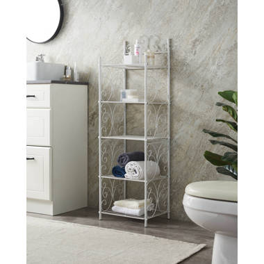 Hyeon Metal Freestanding Bathroom Shelves