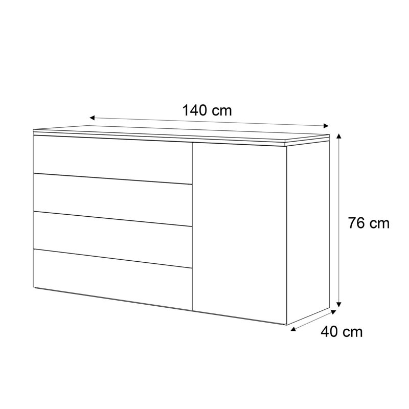 140cm Sideboard