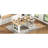 59.5" Kitchen Island With Extendable Dining Table, Kitchen Storage Table With Double-Sided Storage, Kitchen Island With 2 Drawers, Power Outlet, Side Open Shelves, For Kitchen, Dining Room, White-129490387