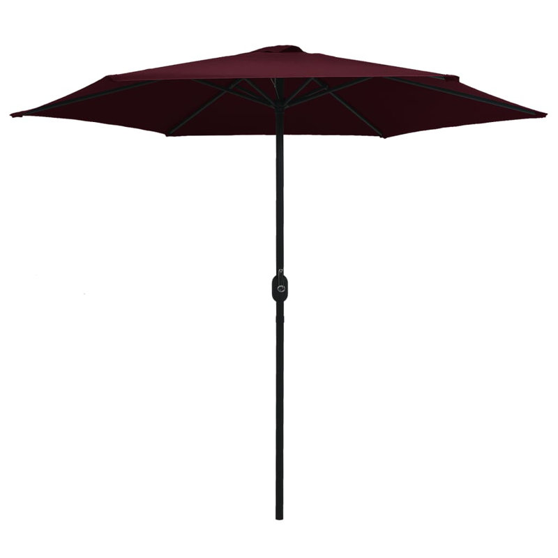 Parasol de marché 106,3 po x 106,3 po, Bordeaux rouge