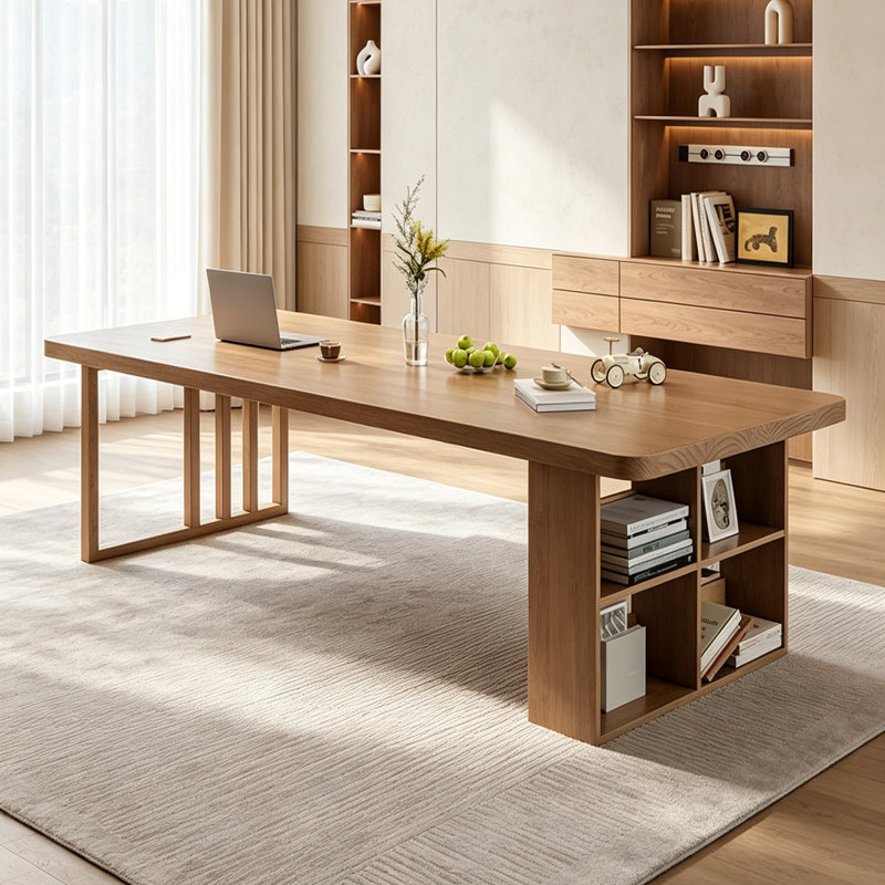 Rectangular study desk, 29.53" H x 70.87" W x 31.5" D