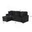 Canapé modulaire moelleux avec canapé-lit en tissu de velours-484708377