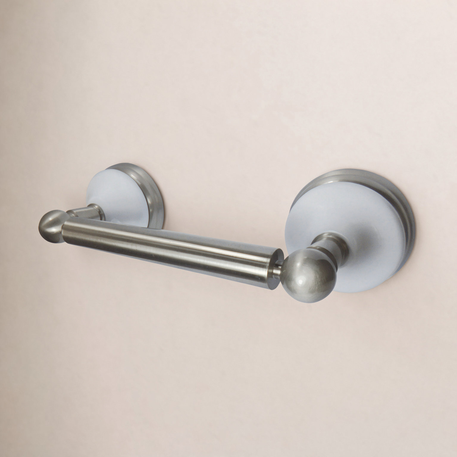 Victorian Wall Mount Toilet Paper Holder, Brushed Nickel