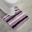 Ensemble de tapis de salle de bain lavable à la machine 100% polyester 4 pièces Griffie-256366565-256366560