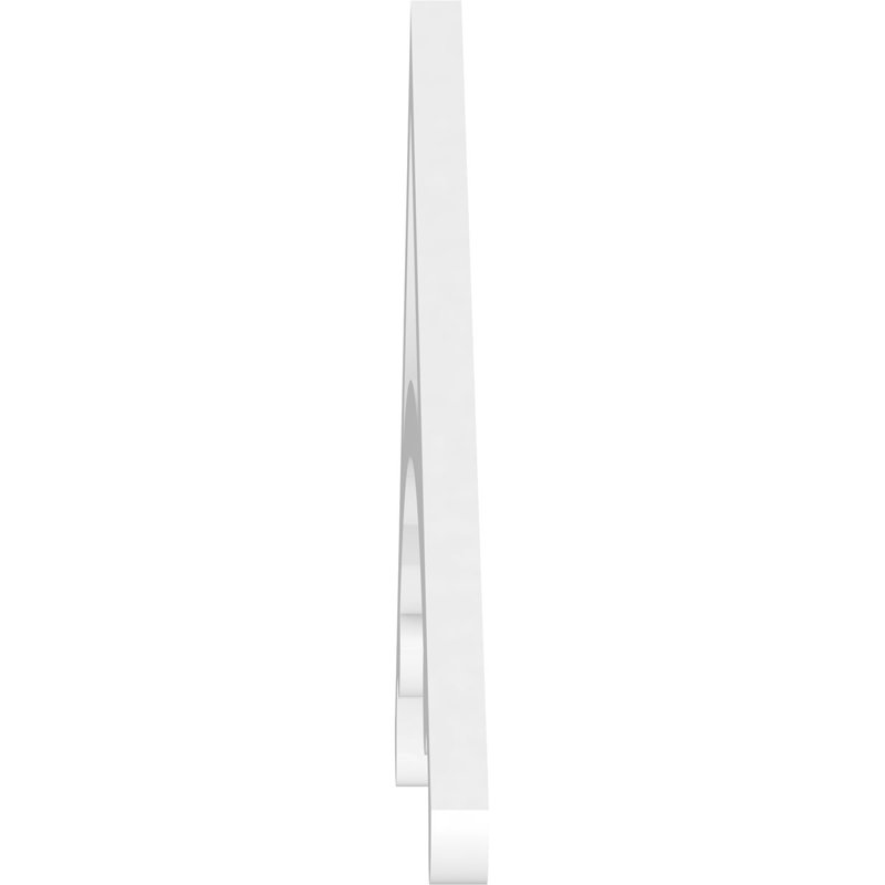 Pignon en PVC de qualité architecturale Legacy, H 15 po x l 36 po x P 1 po, 10 / 12