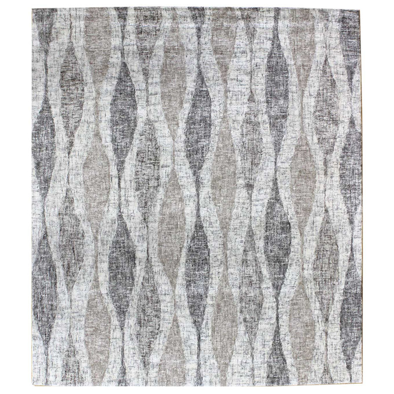 Dune Tuft Geometric Area Rug, Rectangle 9' x 12'