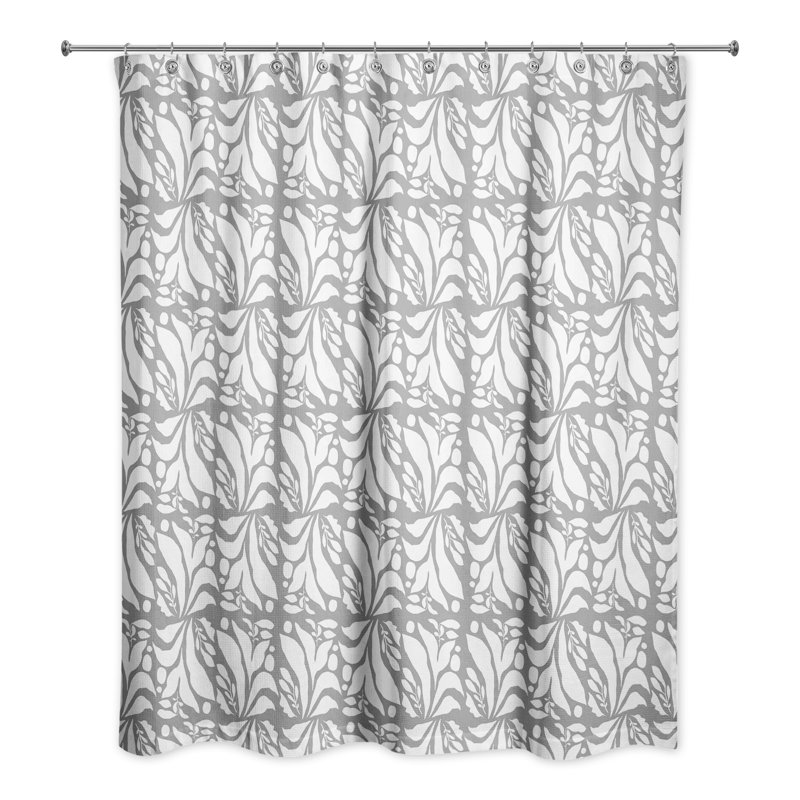 Rideau de douche Rozine, Gris