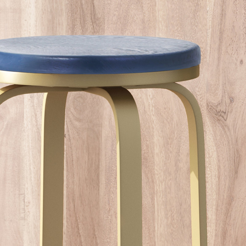 Ensemble de 2 tabourets de comptoir, Bleu