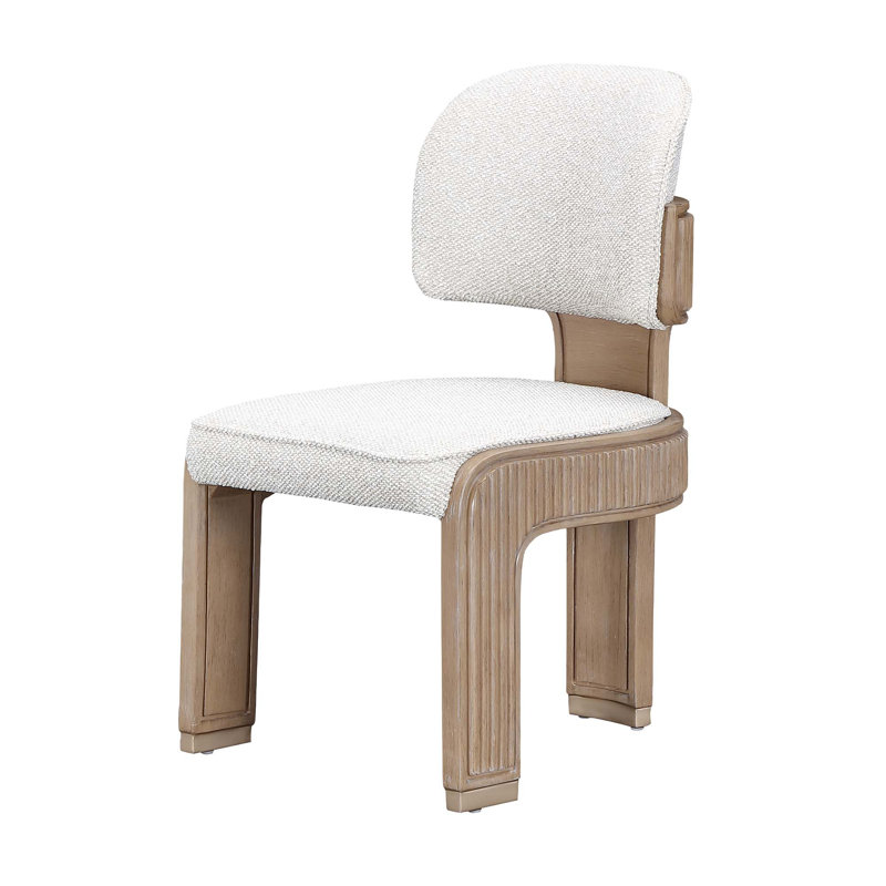 West Kensington Dining Side Chair - Sea Salt Caramel, Medium Yellow Wood
