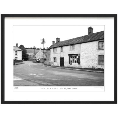 Stoke St Michael, The Square C1955 - Single Picture Frame Print