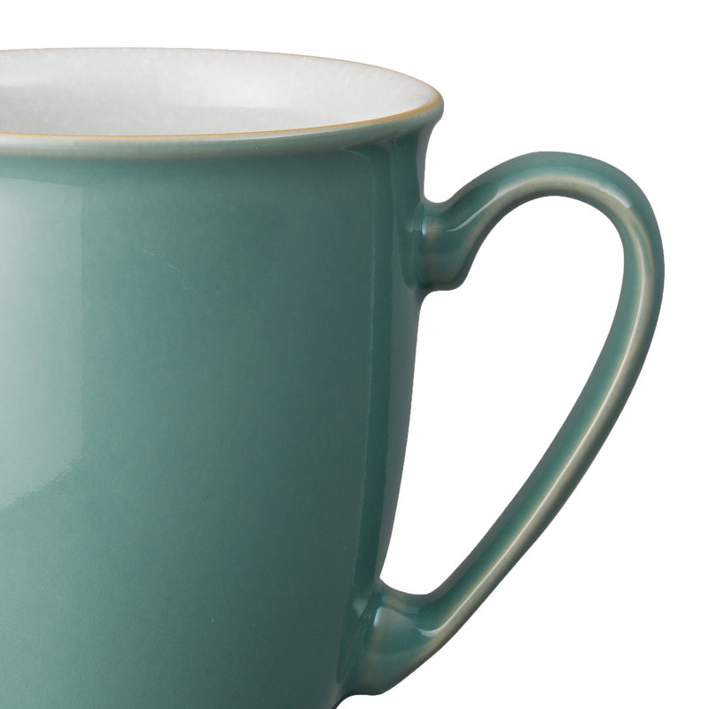 Elements Handmade Stoneware Coffee Mug, Green