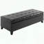 Banc de rangement avec repose-pieds 51 po-813618727