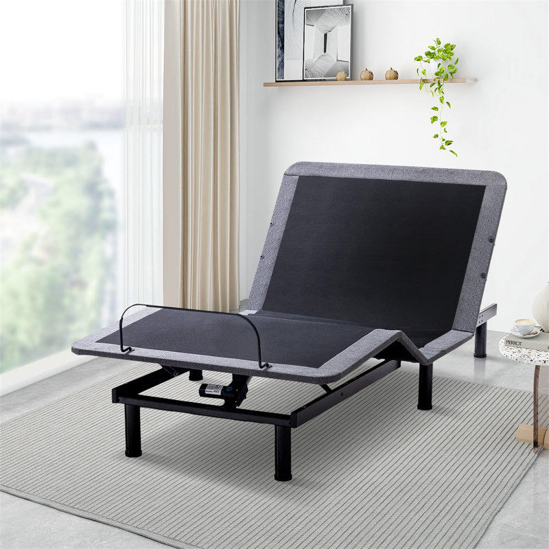 Harlequin Massaging Zero Gravity Adjustable Bed with Wireless Remote, King