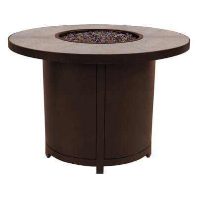 Capri Iron Outdoor Fire Pit Table