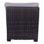 Chaise de patio avec coussins Thunell
