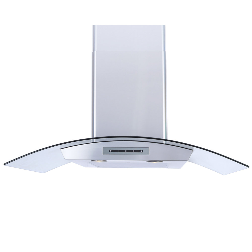 Windster 30" Steel 535 CFM Convertible Wall Range Hood with Mesh Filter Windster
