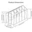 Serre en aluminium 6X10 pi-125546356