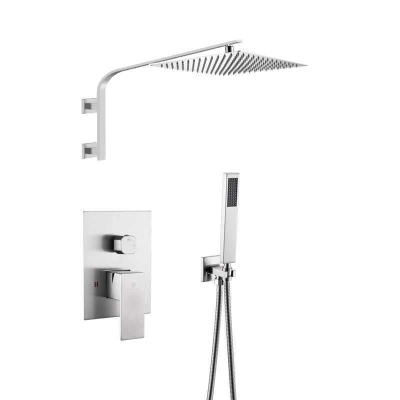 All-In-One Kit with Rough in-Valve, Brushed Nickel