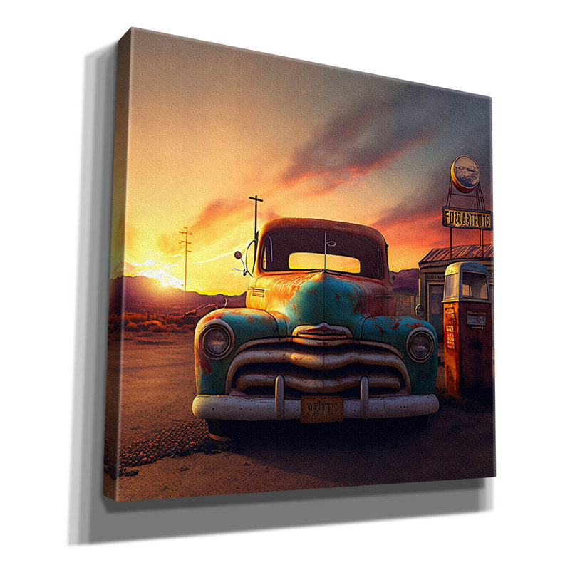 «Win 66 Porter» par Ray Heere, art mural sur toile, H 26 po x l 26 po x P 1,5 po