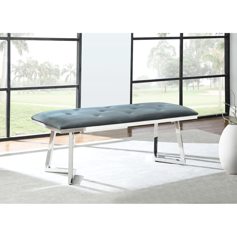 Upholstered Tufted Bench