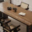 Grande table de salle à manger simple en bois de frêne-1558997960