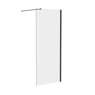 Cavalli 1950mm H Semi-Frameless Wet Room Glass Screens with Clear Glass