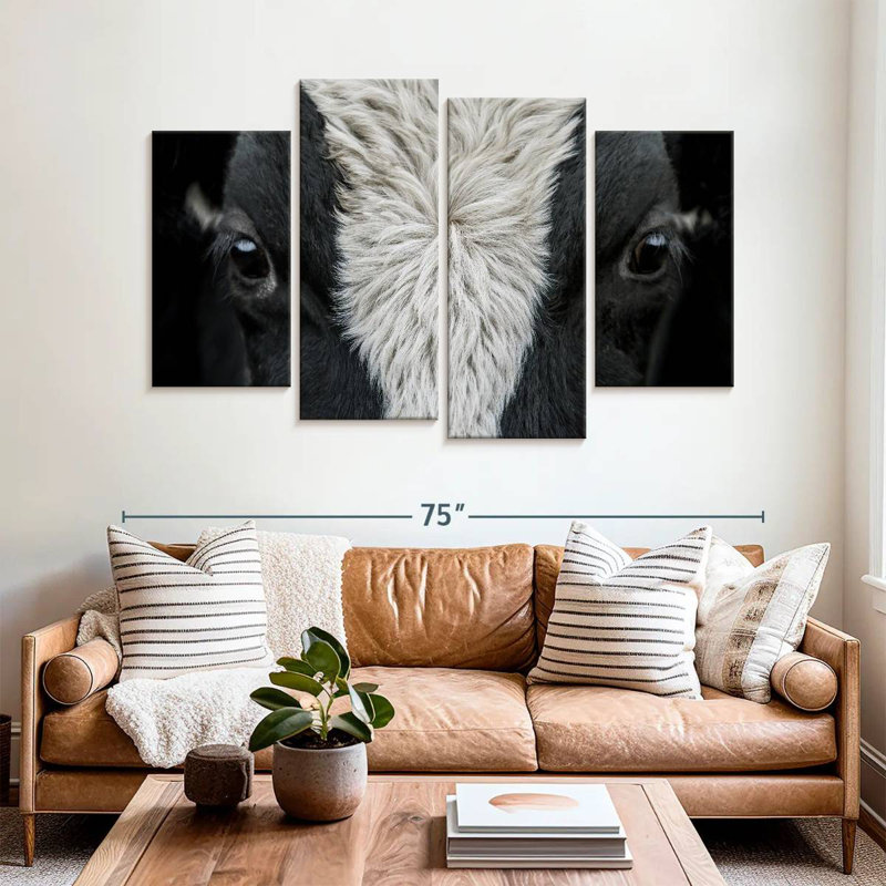Brampt Cow Eyes, 42" H x 68" W