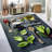 Vibrant Floral Pattern Non Woven Soft Printed Rug with Elegant Design for Indoor Home Decoration-125545706