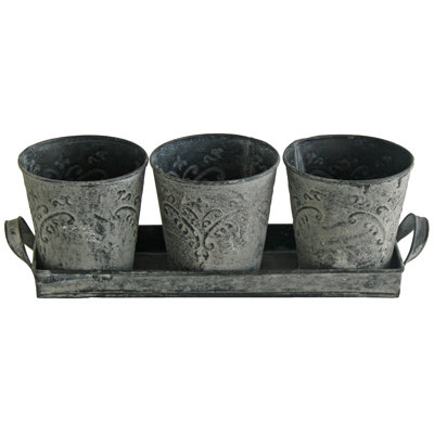 Avery Handmade Metal Cachepot