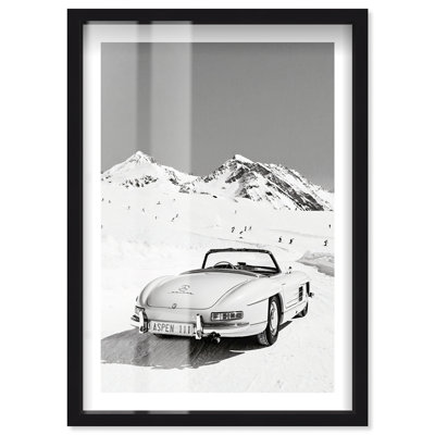 «300SL in Snowscape I Shadowbox» par Notoriart