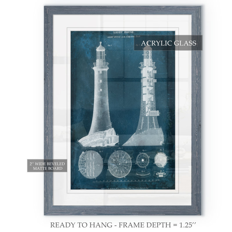 « blueprint blueprint » par paul cezanne-cadre photo, impression, H 28 po x l 38 po x P 1,25 po, Impression avec cadre gris