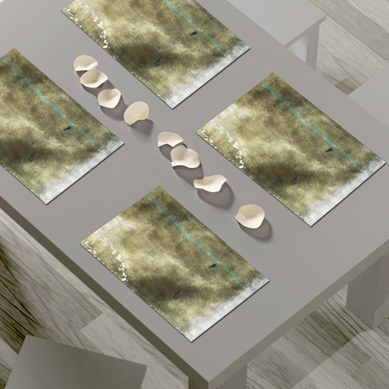 Napperon abstrait en polyester
