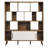 Transmit 59" Bookcase With Sliding Doors In Walnut-108574830