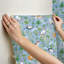Must Must Cats - papier peint adhésif bleu-124425806